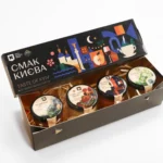 Подарунковий набір меду та крем-меду Смак Києва Mini Box 4 смаки Kyiv Digital